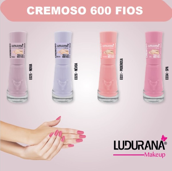 Encontraproduto.com.br - Esmalte Ludurana 600 Fios 7,5ml Poderosa