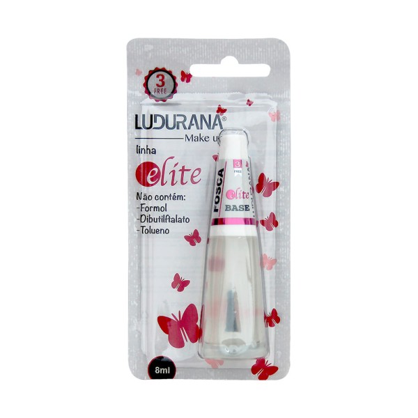 Encontraproduto.com.br - Esmalte Ludurana Transparente Base Fosca 8ml