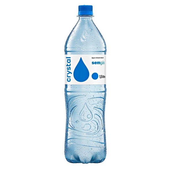 Água Mineral Crystal Sem Gás 1,5 Litro