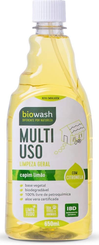 Encontraproduto.com.br - Refil Multiuso Natural Limpeza Geral Capim-limão 650ml – BioWash