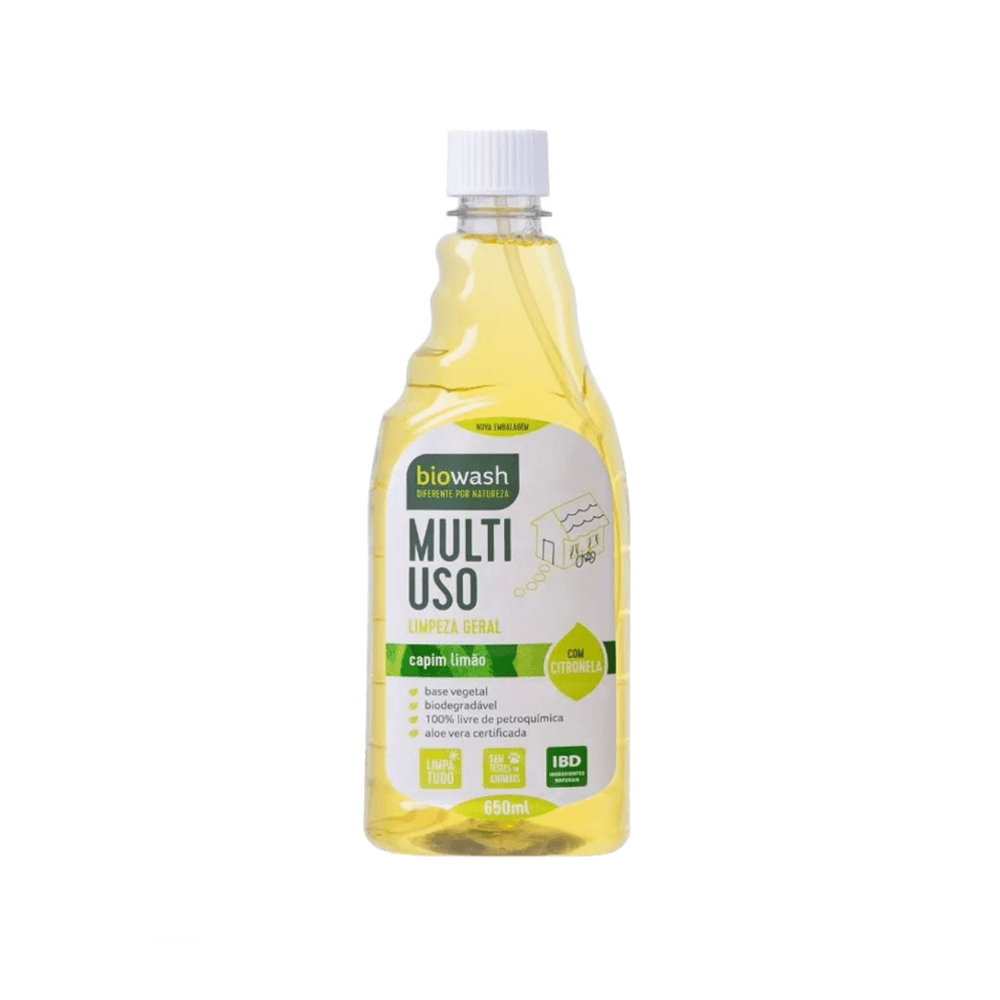 Encontraproduto.com.br - Refil Multiuso Natural Limpeza Geral Capim-limão 650ml – BioWash