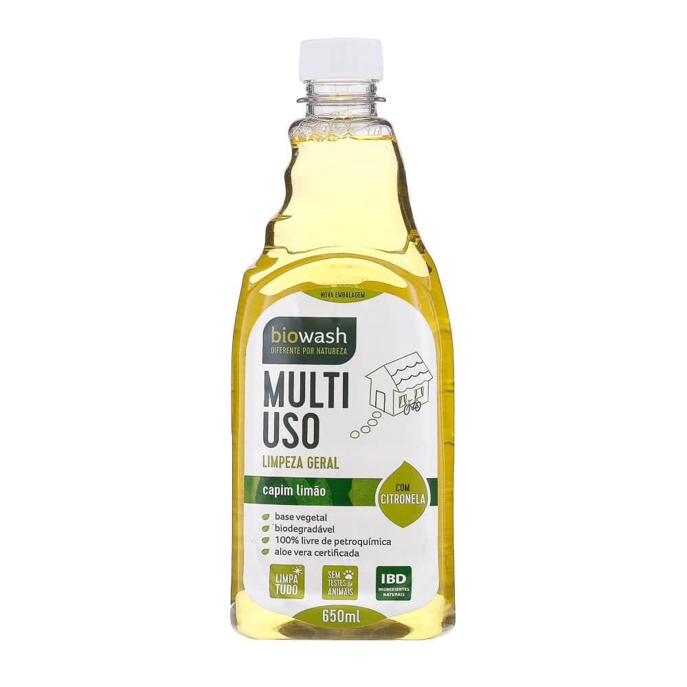 Encontraproduto.com.br - Refil Multiuso Natural Limpeza Geral Capim-limão 650ml – BioWash