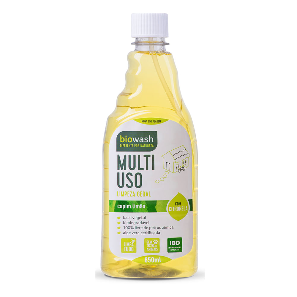 Encontraproduto.com.br - Limpa Pisos Refil Mandarina Biowash Bela Gil 650ml