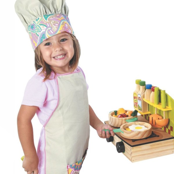 Encontraproduto.com.br - Cooktop Infantil De Madeira - Newart