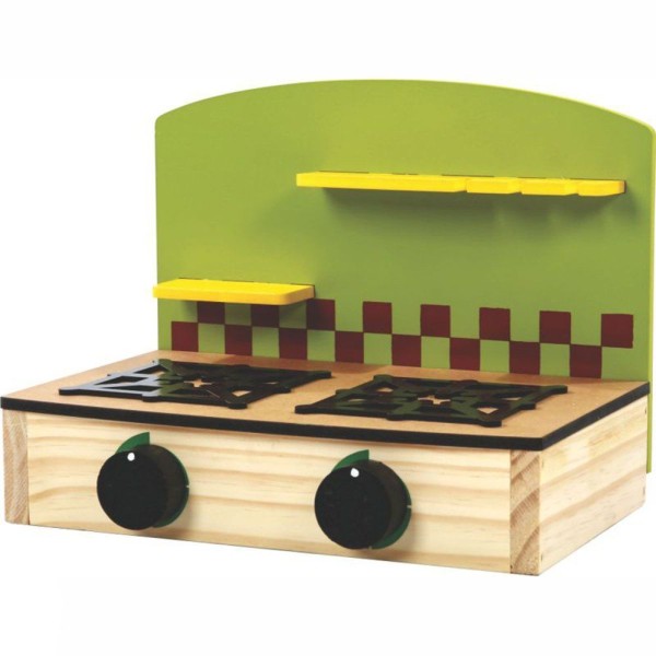 Encontraproduto.com.br - Cooktop Infantil De Madeira - Newart