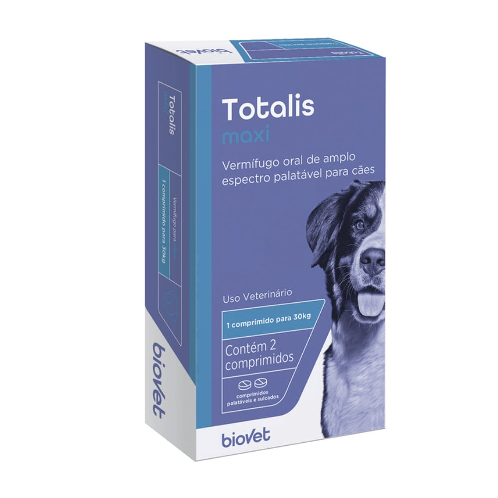 Encontraproduto.com.br - Vermífugo Totalis Maxi para Cães