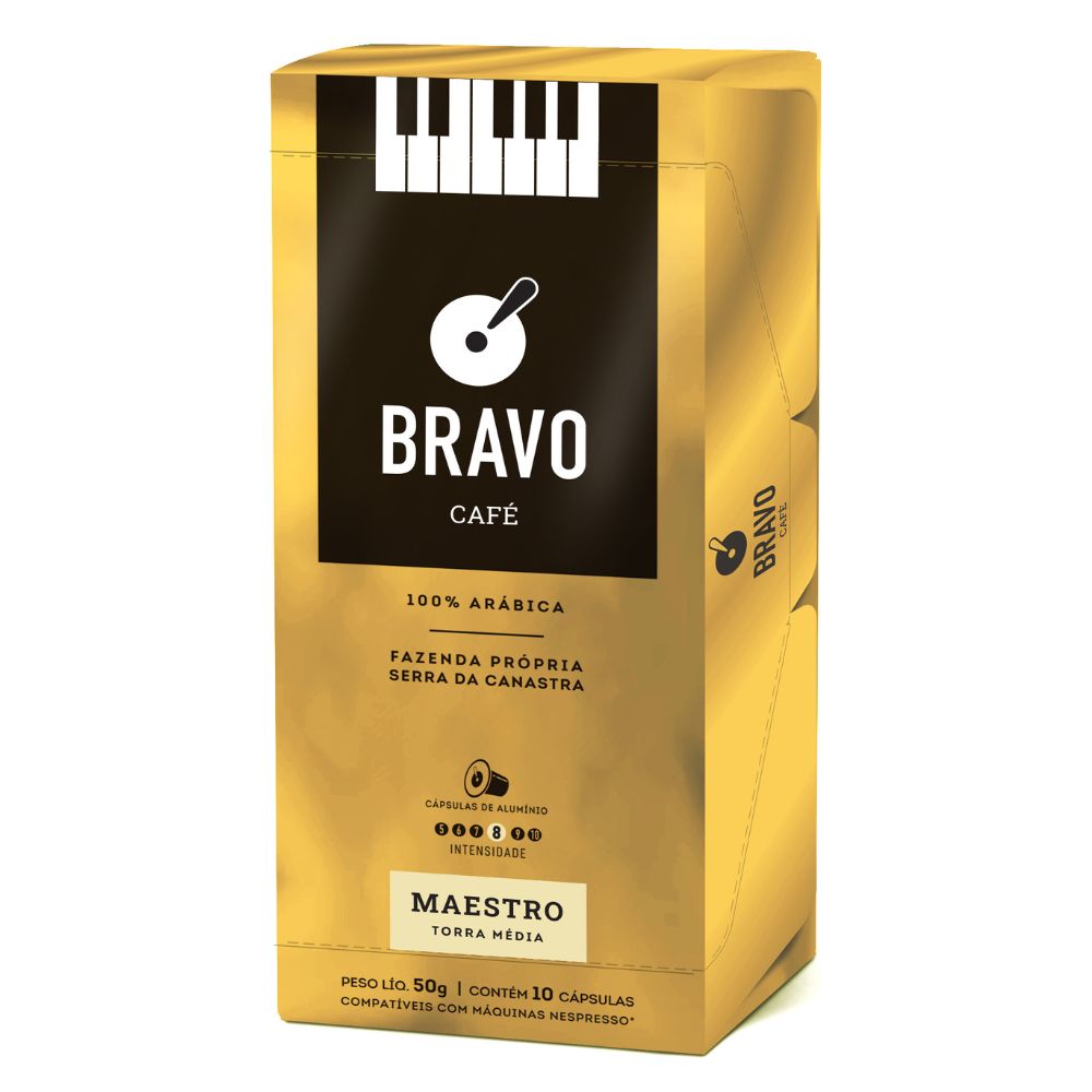 Encontraproduto.com.br - Café Maestro Bravo 10 Cápsulas