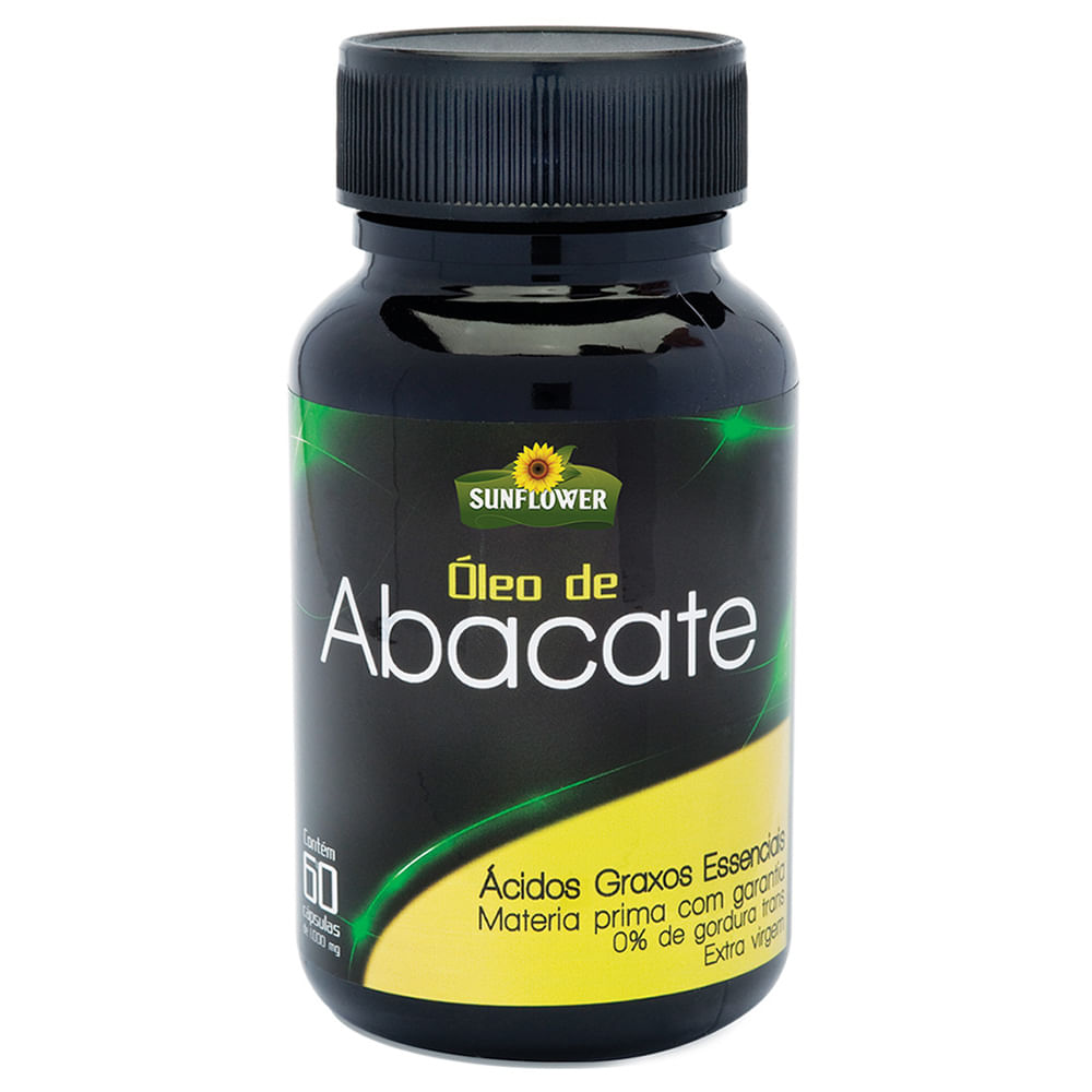 Óleo Abacate Sunflower 1g 60 Cápsulas