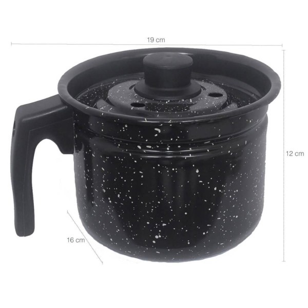 Encontraproduto.com.br - Leiteira Esmaltada Leiteira Com Tampa 1,7 Litros
