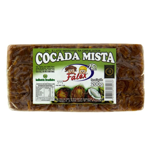 Cocada Falex 200g Mista