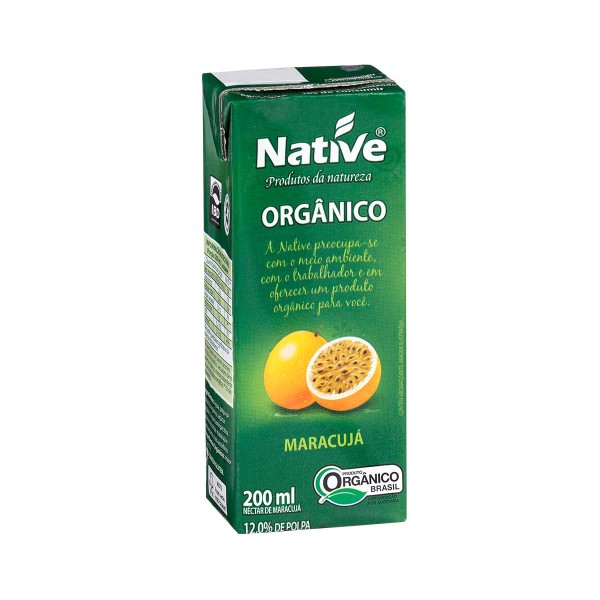 Encontraproduto.com.br - Suco de Maracujá Orgânico Native 200ml
