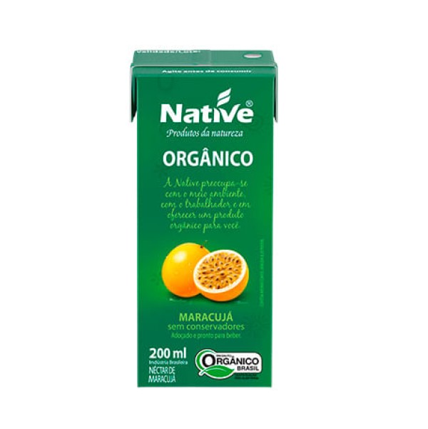 Encontraproduto.com.br - Suco de Maracujá Orgânico Native 200ml