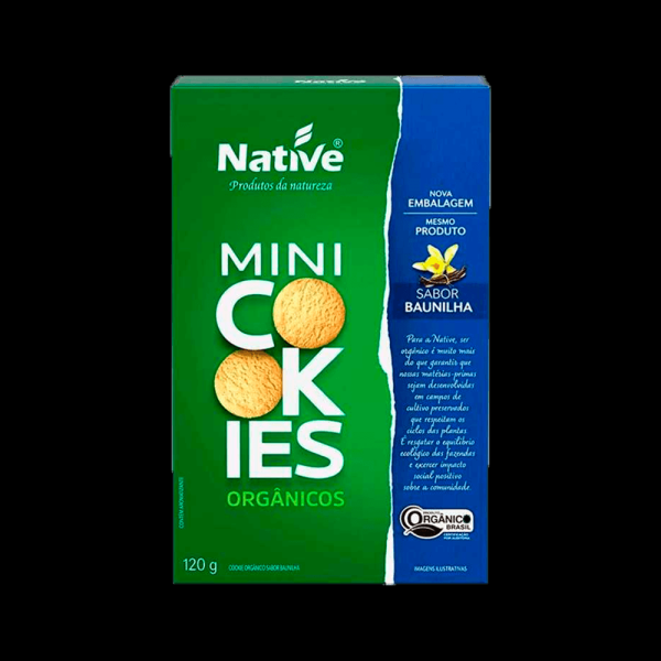 Encontraproduto.com.br - Biscoito Cookies Native Baunilha 120g