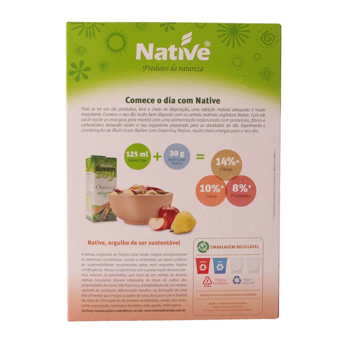 Encontraproduto.com.br - Cereal NATIVE MULTI GRAIN 250g
