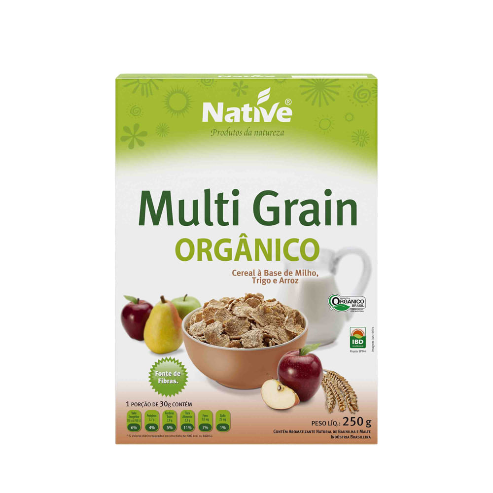 Encontraproduto.com.br - Cereal NATIVE MULTI GRAIN 250g