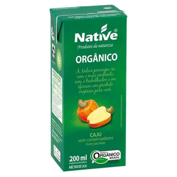 Encontraproduto.com.br - Suco Pronto Native Orgânico Caju 200ml