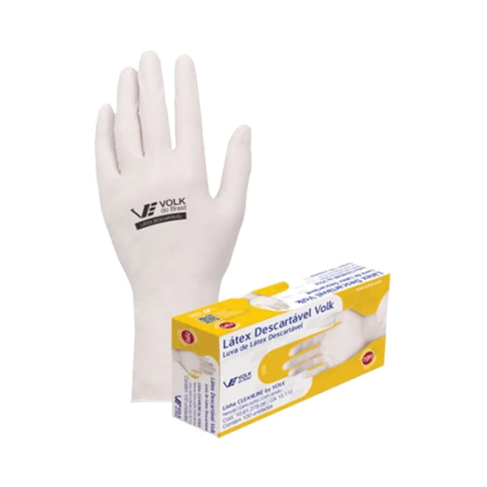 Encontraproduto.com.br - Volk Luvas P- Procedimentos Látex P- Procedimentos Xp C-100