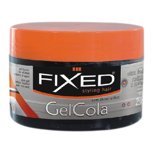 Encontraproduto.com.br - Gel Fixador Fixed Azul 250G - Fixed