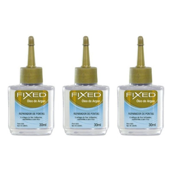 Encontraproduto.com.br - Reparador Pontas Fixed Óleo Argan 30Ml - Fixed