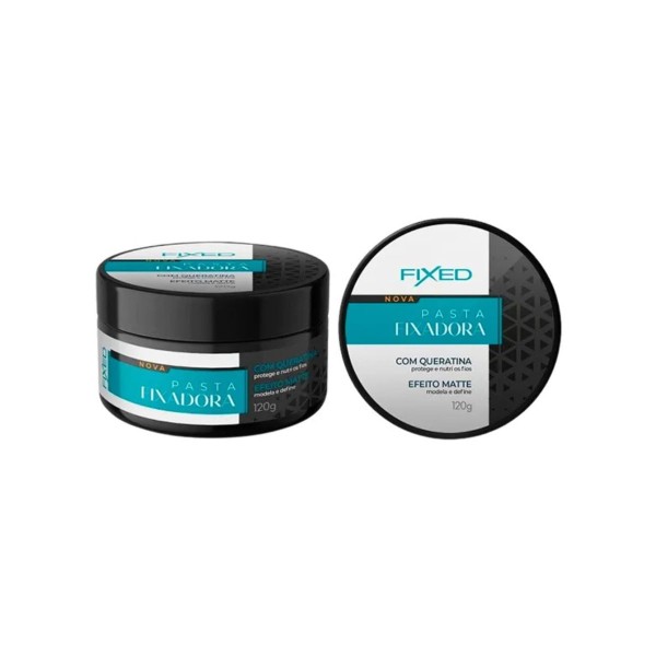 Encontraproduto.com.br - Pomada Capilar Fixed Fixadora com Queratina 120g