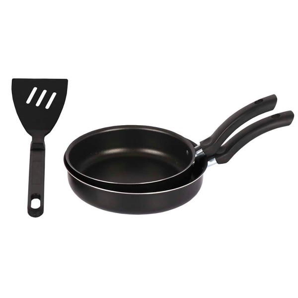 Encontraproduto.com.br - Conjunto Frigideiras Alta Funda Antiaderente 18 E 20cm