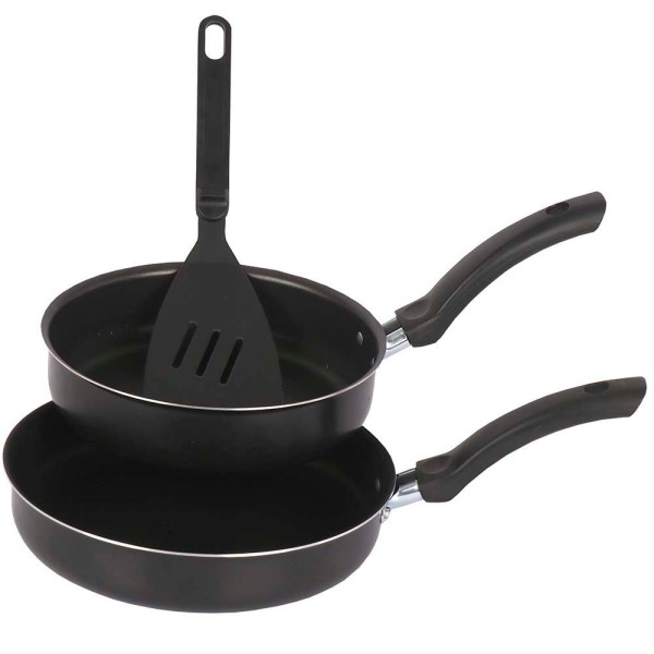 Encontraproduto.com.br - Conjunto Frigideiras Alta Funda Antiaderente 18 E 20cm