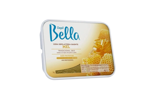 Cera Depilatória Depil Bella Quente Tradicional Mel 1000g