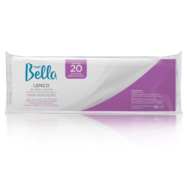 Encontraproduto.com.br - Lenço Depil Bella Gran Style Papel Com  20 unidades