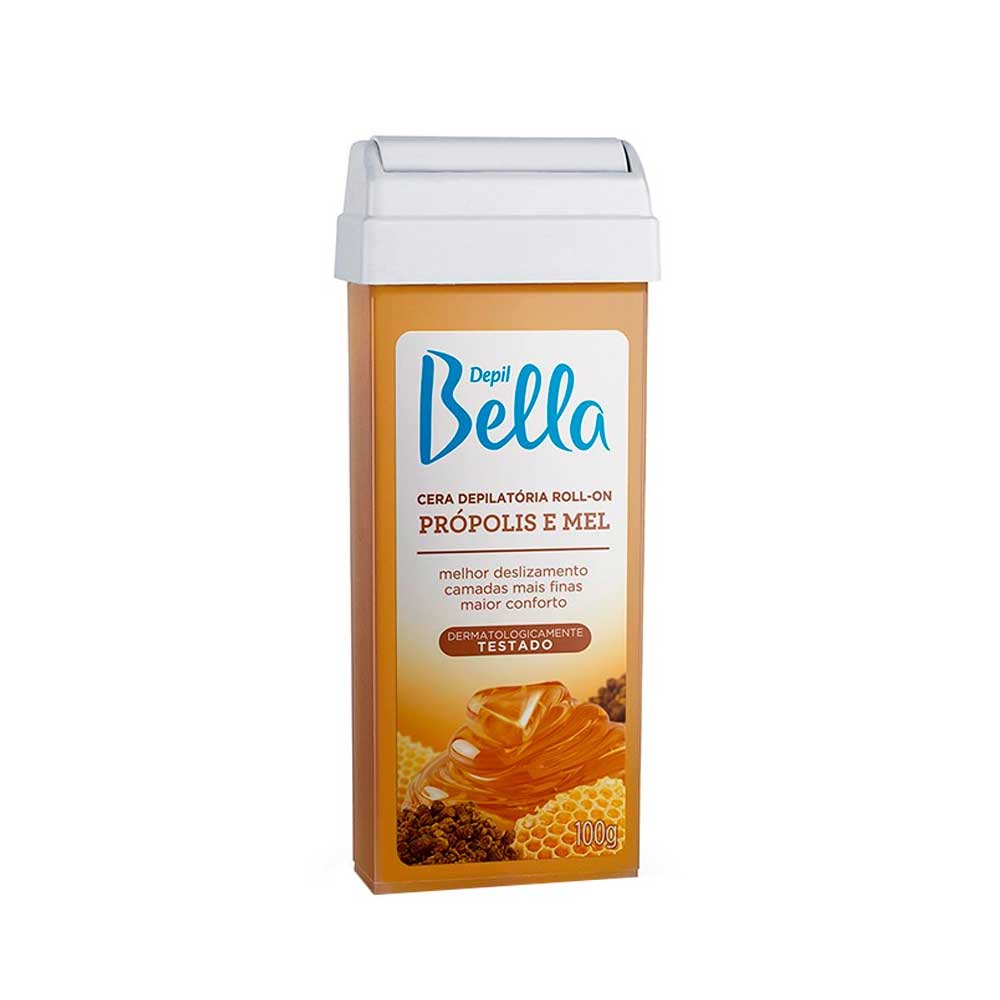 Refil Cera Depilatória Roll-on Depil Bella Própolis e Mel Deo 100g