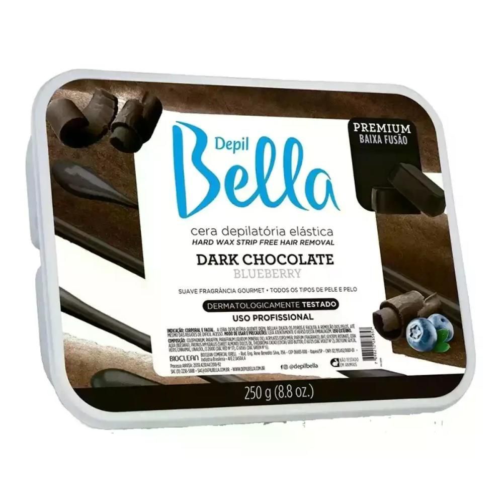 Encontraproduto.com.br - Cera Elástica Depil Bella Dark Chocolate 250g