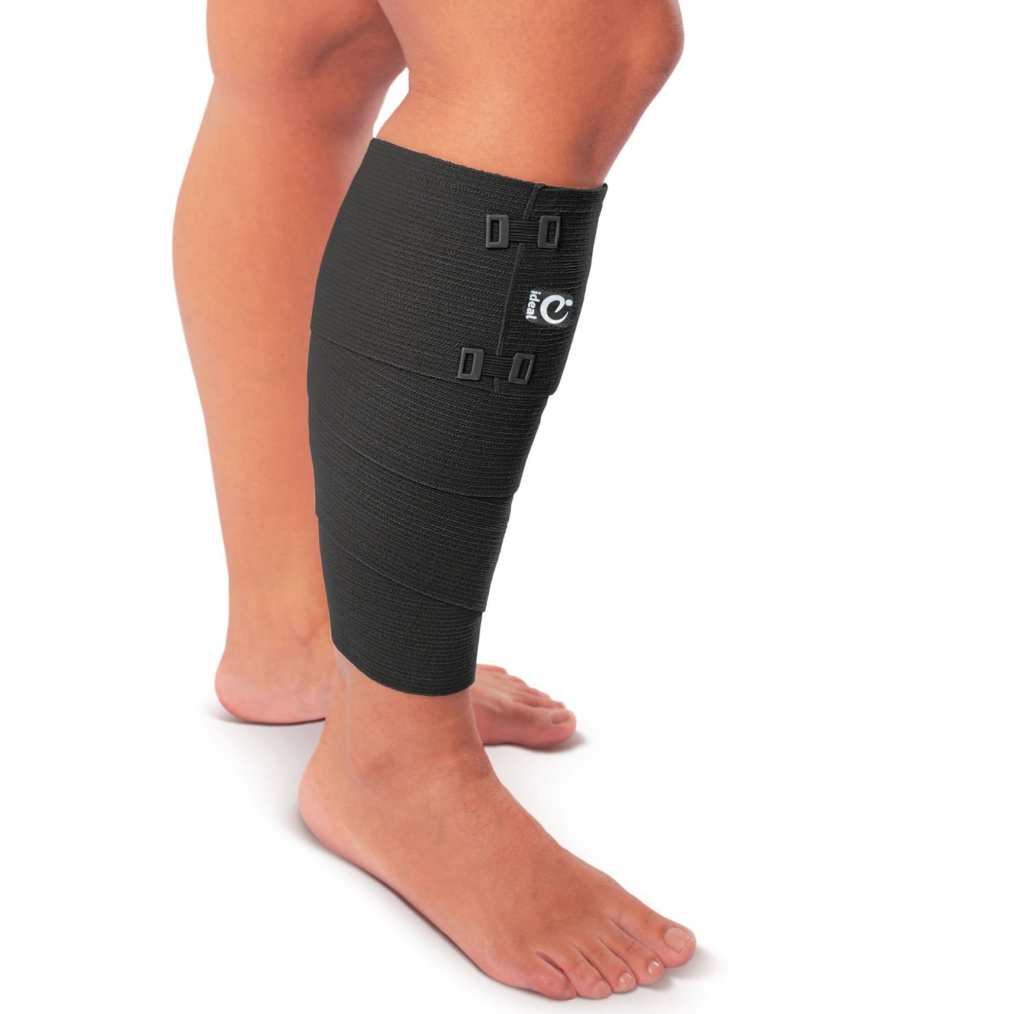 Encontraproduto.com.br - Ideal Atadura Elástica Preto 1 Par