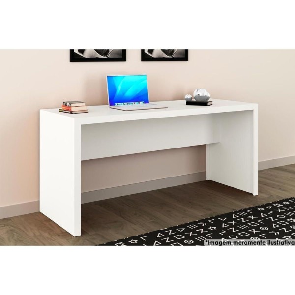 Encontraproduto.com.br - Mesa de Computador ME4109 Branco - Tecno Mobili