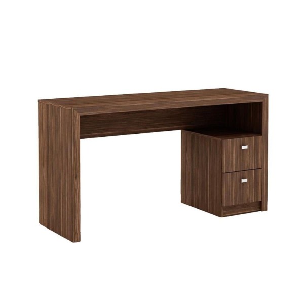 Encontraproduto.com.br - Mesa Escrivaninha Juvenil ME4130 c/ 2 Gavetas Nogal - Tecno Mobili