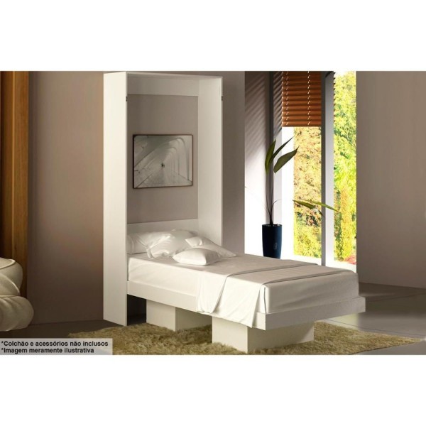 Encontraproduto.com.br - Cama Multifuncional Juvenil CM8015 Articulada Branco - Tecno Mobili