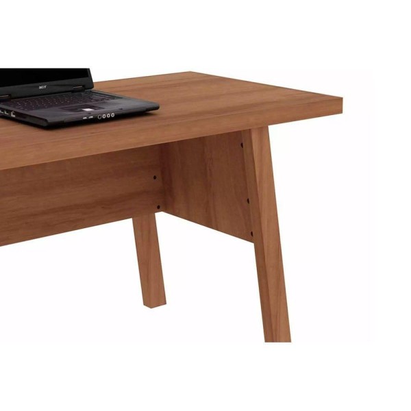 Encontraproduto.com.br - Escrivaninha p/ Escritório ME4122 c/ 2 Gavetas Carvalho/FendiOff - Tecno Mobili
