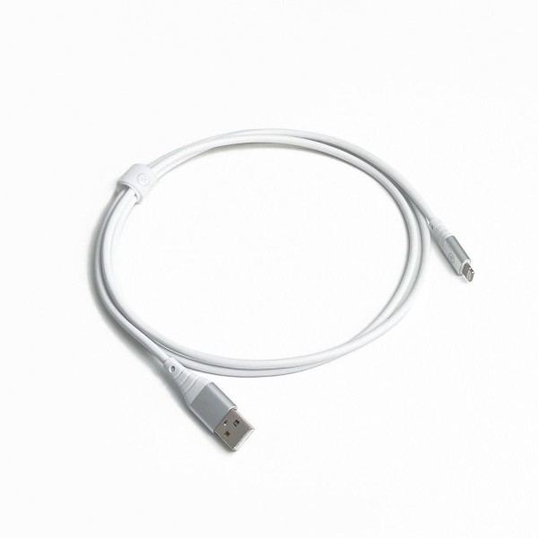Encontraproduto.com.br - Cabo Mfi Hard Cable Em Tpe Branco