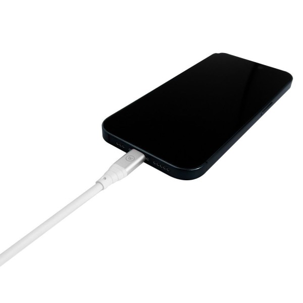 Encontraproduto.com.br - Cabo Mfi Hard Cable Em Tpe Branco