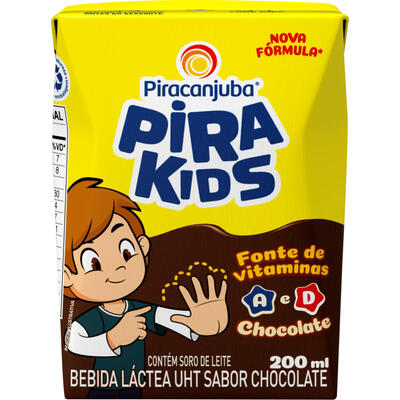 Encontraproduto.com.br - Bebida Láctea Pirakids Chocolate TP com 200ml