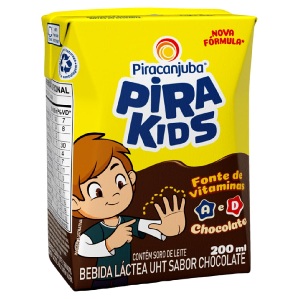 Encontraproduto.com.br - Bebida Láctea Pirakids Chocolate TP com 200ml