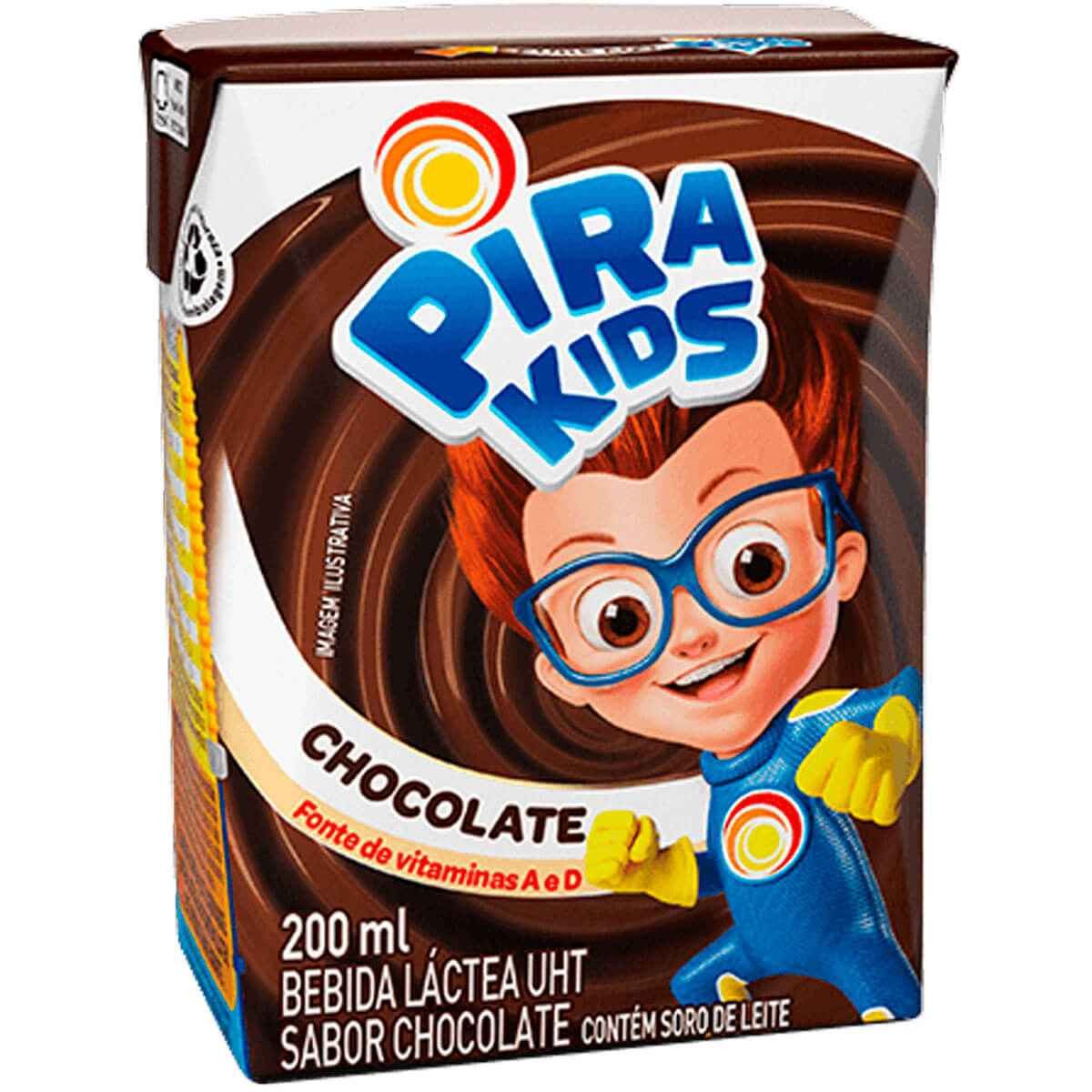 Encontraproduto.com.br - Bebida Láctea Pirakids Chocolate TP com 200ml
