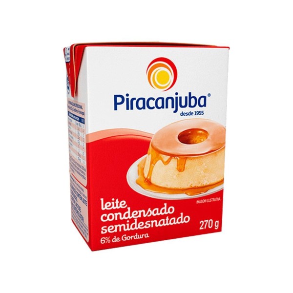 Encontraproduto.com.br - Leite Condensado Piracanjuba Semidesnatado TP com 270g