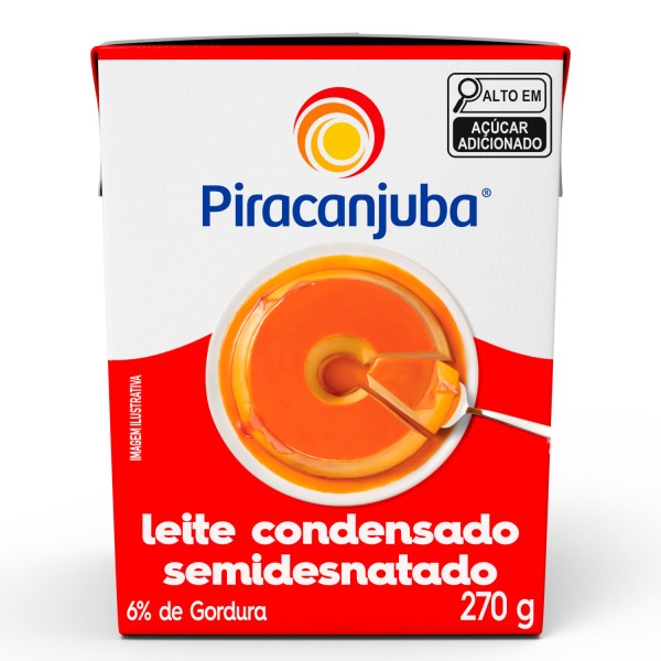 Encontraproduto.com.br - Leite Condensado Piracanjuba Semidesnatado TP com 270g