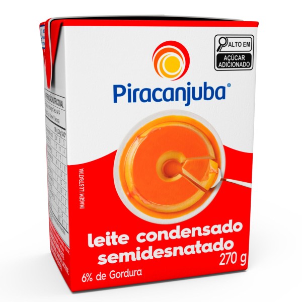 Encontraproduto.com.br - Leite Condensado Piracanjuba Semidesnatado TP com 270g