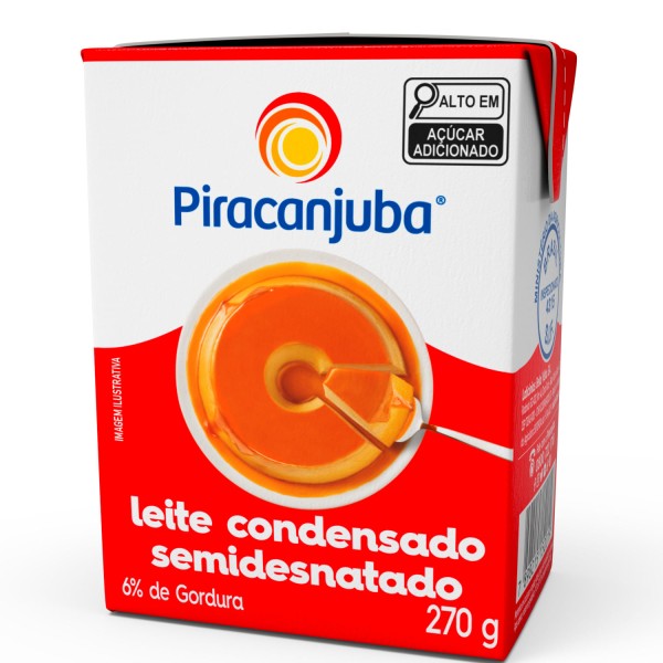 Encontraproduto.com.br - Leite Condensado Piracanjuba Semidesnatado TP com 270g