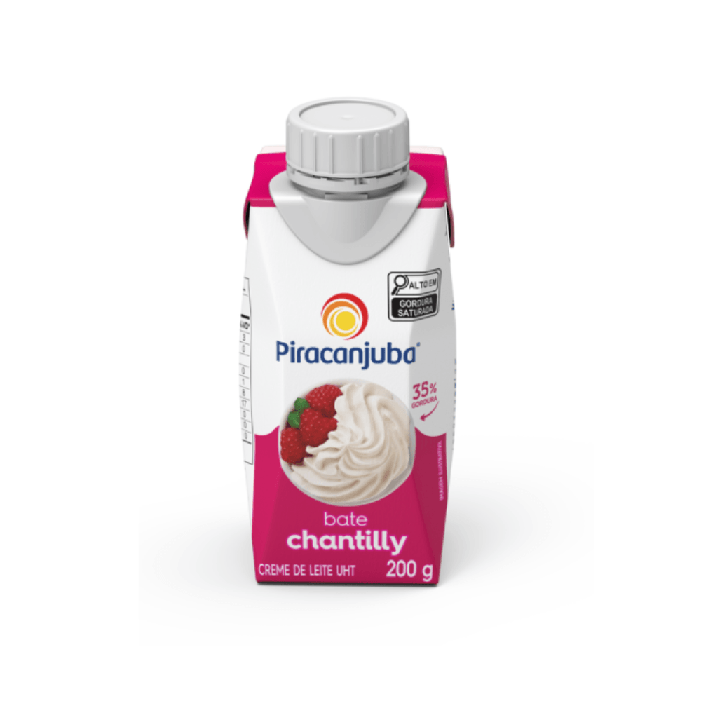 Encontraproduto.com.br - CREME DE LEITE PIRACANJUBA TP 200G BATE CHANTILLY
