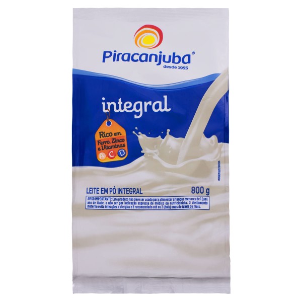 Encontraproduto.com.br - LEITE EM PO PIRACANJUBA SACHE 800G INTEGRAL