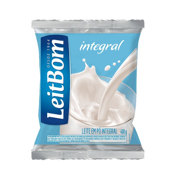 Encontraproduto.com.br - Leite Pó LEITBOM Integral Sachê 400g