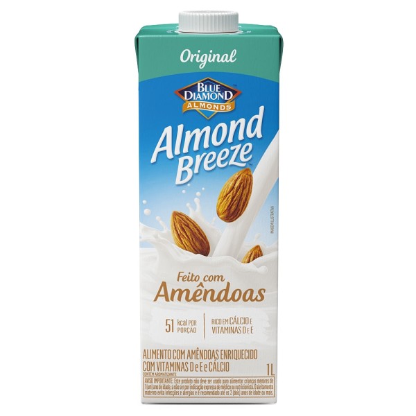 Encontraproduto.com.br - Bebida Vegetal de Amêndoas Original Almond Breeze 1L Blue Diamond Almonds