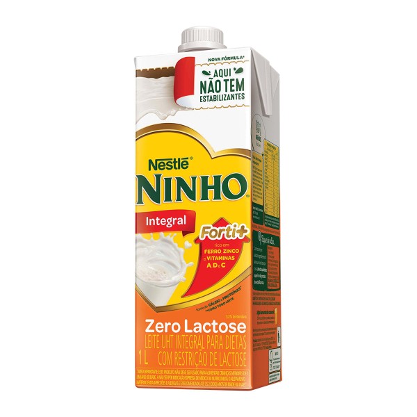 Encontraproduto.com.br - Leite Longa Vida Ninho Zero Lactose TP com 1L
