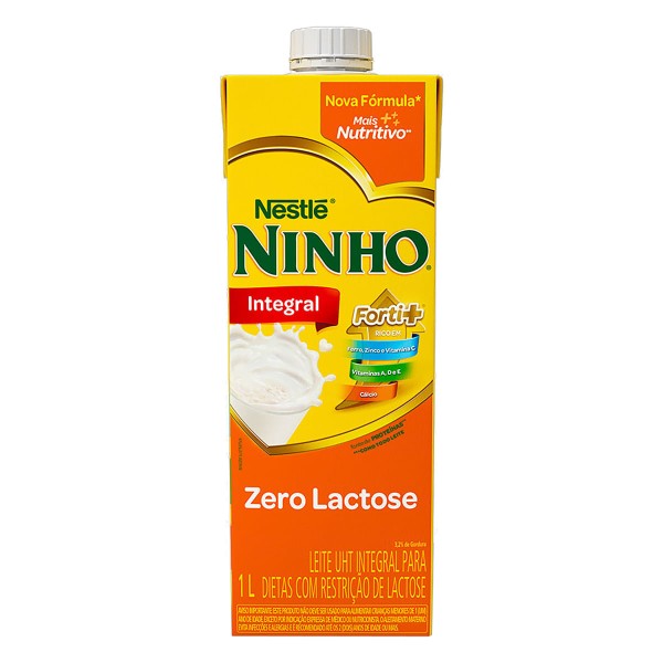Encontraproduto.com.br - Leite Longa Vida Ninho Zero Lactose TP com 1L